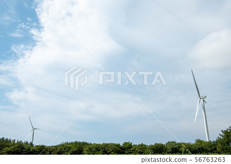 風力發電的形象 56763263