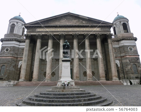 Hungary Esztergom Esztergom Cathedral front Hungary Esztergom Esztergom Cathedral front 56764003