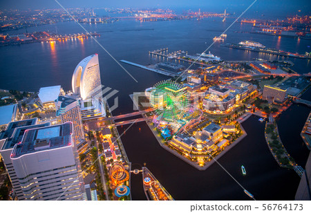 橫濱港未來21和Osanbashi在日本橫濱市容的意見 56764173