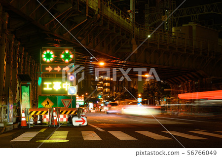 Regulation image of night construction Regulation image of night construction 56766049