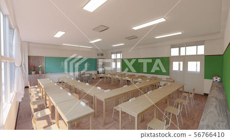 學校會議,沒有人,黑板字符,例證1 學校會議,沒有人,黑板字符,例證1 56766410