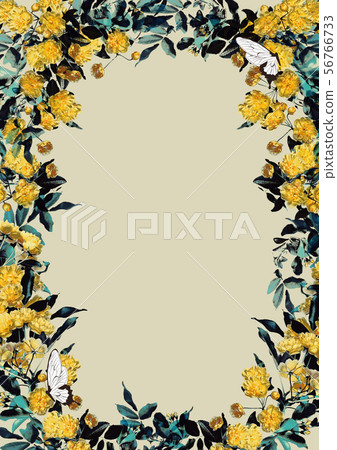 Mocco rose frame design Mocco rose frame design 56766733
