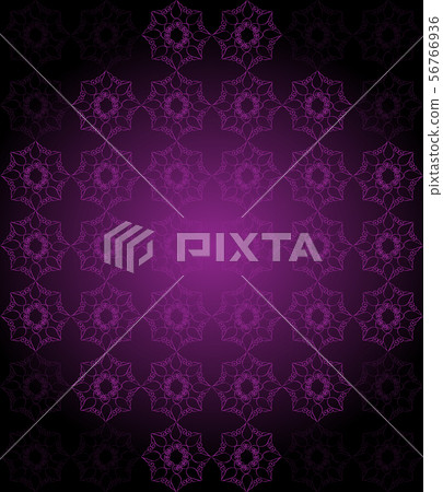 Seamless vintage wallpaper with dark color tones. 56766936