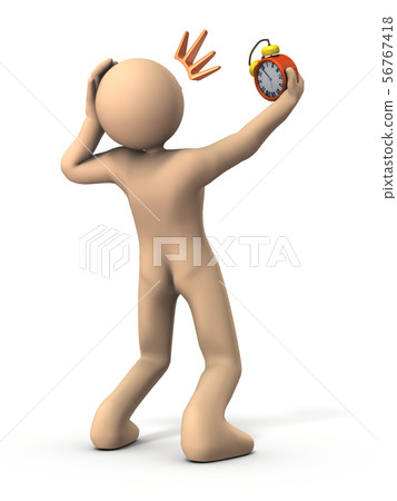 Character who is late and panicking 56767418