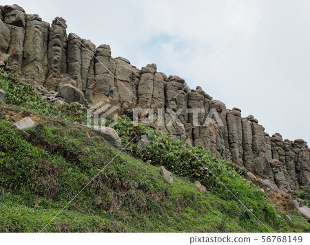 柱狀玄武岩/琵琶湖/ Tourai，台灣/柱狀玄武岩，台灣胡景 56768149