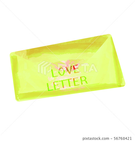 Watercolor love letter brush lettering for print, card, invitation Watercolor love letter brush lettering for print, card, invitation 56768421