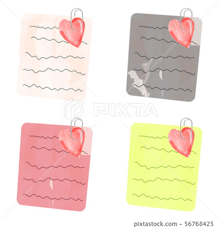 Watercolor love letter brush lettering for print, card, invitation 56768425