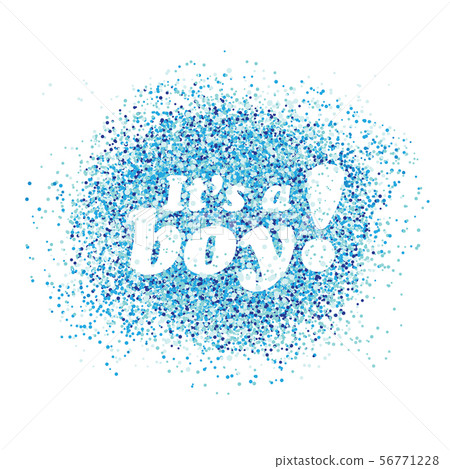 Baby congratulations celebration confetti splash 56771228