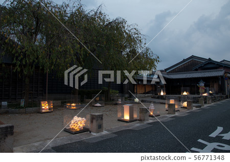 Udatsu上升的城市景觀 56771348