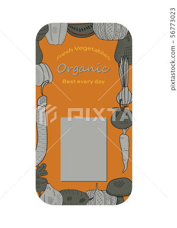 Restoran menu decor with seafood linear elements and space for your text Restoran menu decor with seafood linear elements and space for your text 56773023