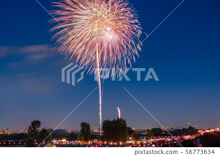"Tokyo" Itabashi Fireworks Display / Summer Image 56773634