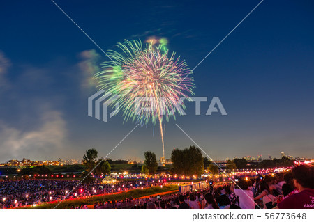 "Tokyo" Itabashi Fireworks Display / Summer Image 56773648