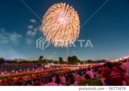 "Tokyo" Itabashi Fireworks Display / Summer Image 56773676