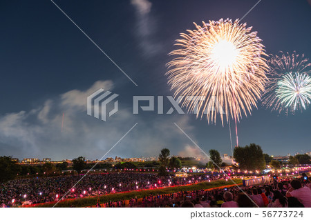 "Tokyo" Itabashi Fireworks Display / Summer Image 56773724