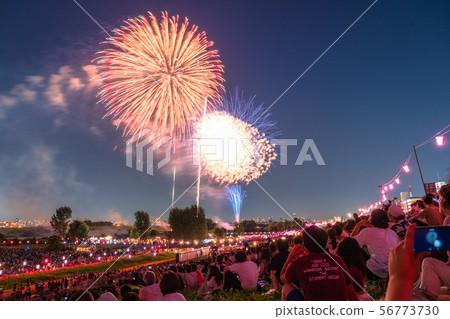 “東京”板橋煙花匯演/夏季圖像 56773730