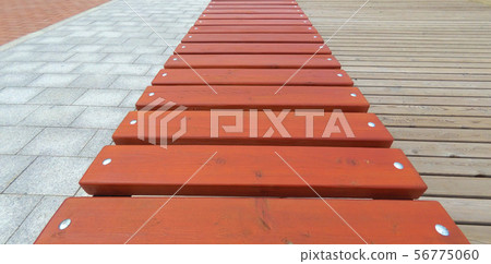 Abstraction, symbiosis of wood and concrete. Abstraction, symbiosis of wood and concrete. 56775060