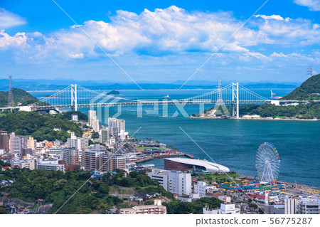 <山口縣> Kanmon海峽/夏日的天空 <山口縣> Kanmon海峽/夏日的天空 56775287