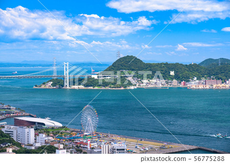 <山口縣> Kanmon海峽/夏日的天空 <山口縣> Kanmon海峽/夏日的天空 56775288