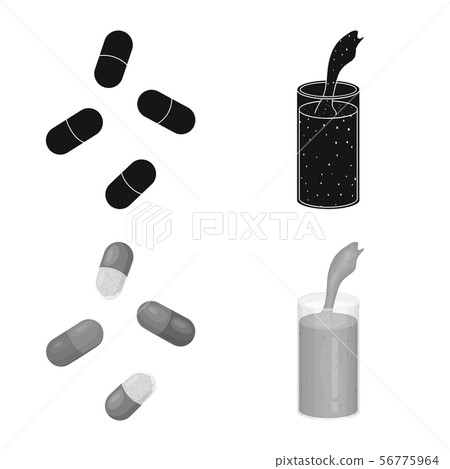 Vector design of protein and sea logo. Collection of protein and natural stock vector illustration. Vector design of protein and sea logo. Collection of protein and natural stock vector illustration. 56775964