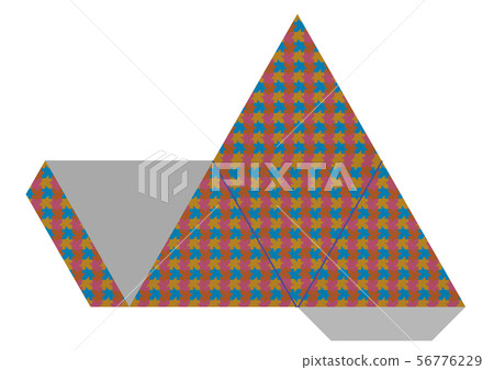 Development of a regular tetrahedron 56776229