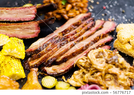 grill restaurant menu smoked meat assortment 56776717