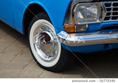 Old Soviet car blue, in excellent condition Old Soviet car blue, in excellent condition 56778346