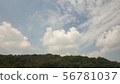 The blue sky over the hill 56781037