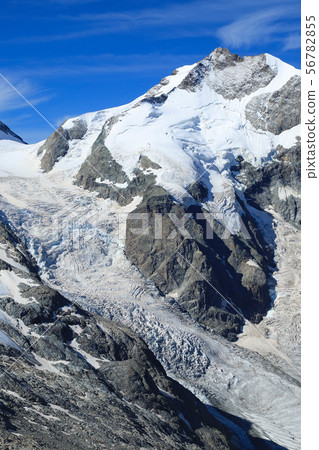 Diavolezza觀點的Pitz Bernina Morteratsch冰川 56782855