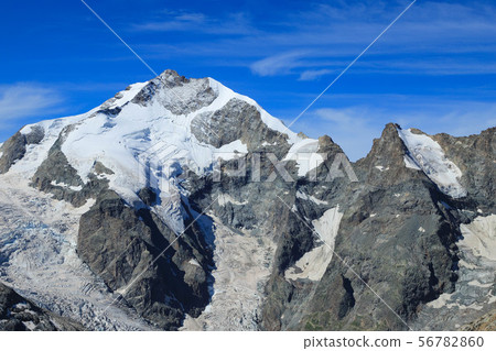 Diavolezza觀點的Pitz Bernina Morteratsch冰川 56782860