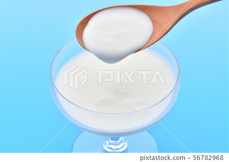 Yogurt (Caspian Sea Yogurt) fermented dairy product image. Yogurt (Caspian Sea Yogurt) fermented dairy product image. 56782968