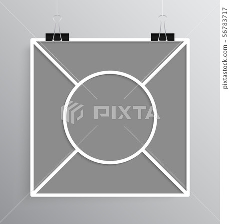 Collage five frames, photos, parts or pictures. - Stock Illustration ...