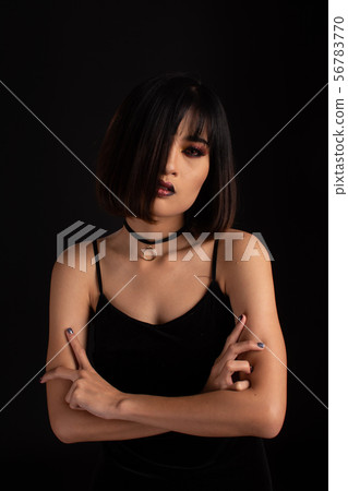 Southeast asian woman with dark tone makeup Southeast asian woman with dark tone makeup 56783770