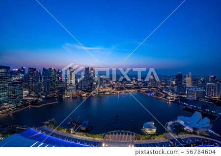 新加坡都市風景藍色片刻 新加坡都市風景藍色片刻 56784604