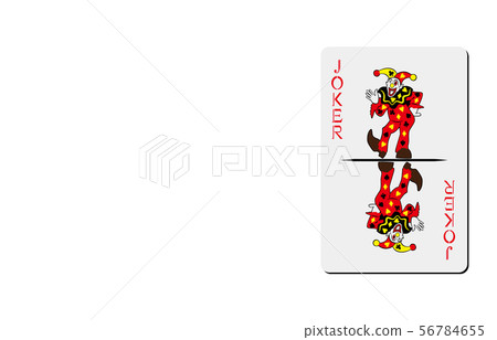 Playing card joker red Playing card joker red 56784655