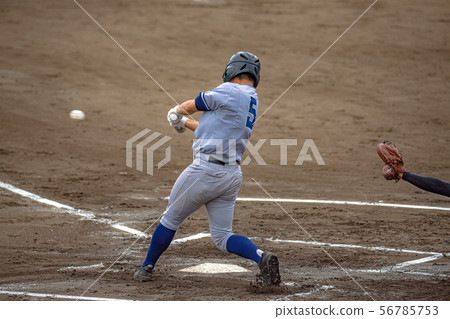 High school baseball game landscape 56785753