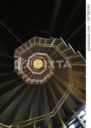 Octagonal spiral staircase Octagonal spiral staircase 56786340