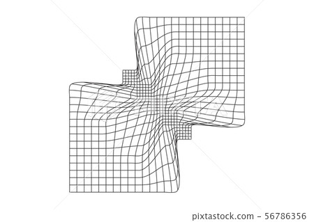 Vector Abstract Shape Geometric element for design Vector Abstract Shape Geometric element for design 56786356
