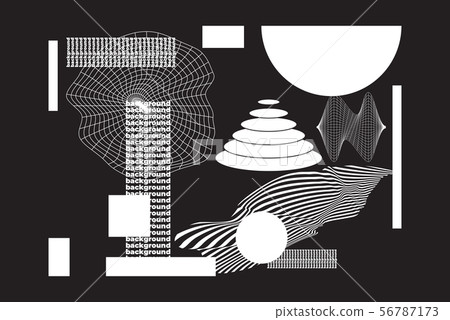 Vector Abstract Shape Geometric element for design 56787173