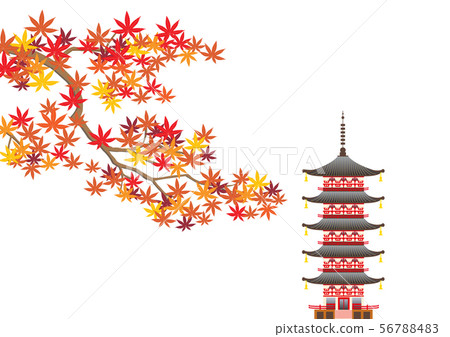 秋葉和五層寶塔 56788483