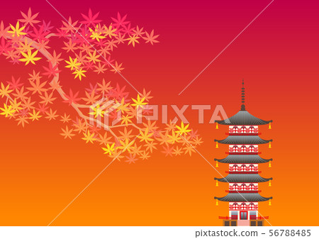 秋葉和五層寶塔 56788485