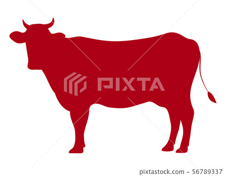 Beef Silhouette - Stock Illustration [56789337] - PIXTA