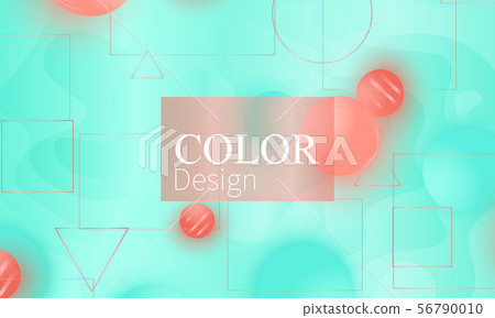 Color background. Fluid pattern. 56790010