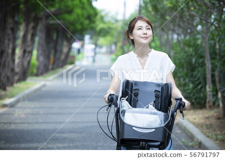  Female Mamachari Bicycle Pick-up Commuter Commute Housewife 56791797