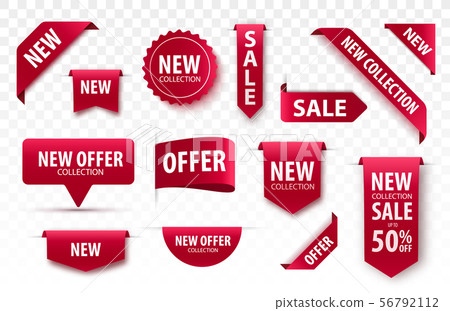 New Collection Tags. Vector 56792112