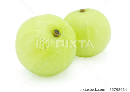 Indian gooseberry, amla green fruits isolated on 56792684
