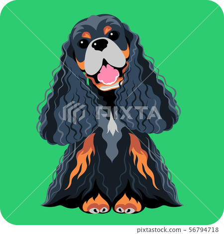 dog icon flat design 56794718