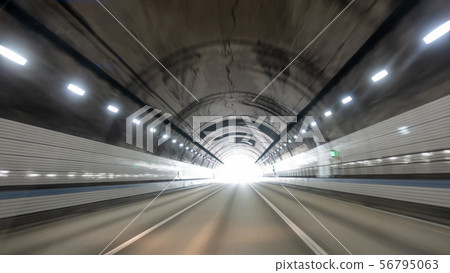 Car Road Tunnel 56795063