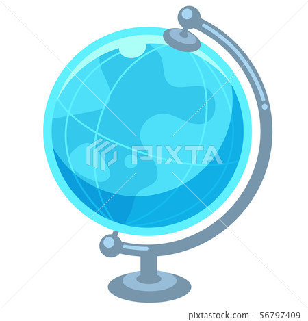 Illustration of a globe that understands the world map 56797409