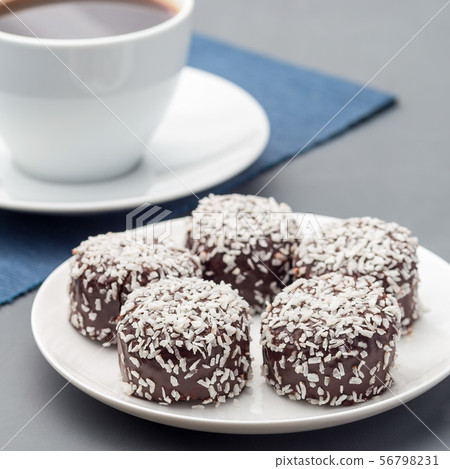 Swedish sweets chocolate balls or chokladbollar Swedish sweets chocolate balls or chokladbollar 56798231