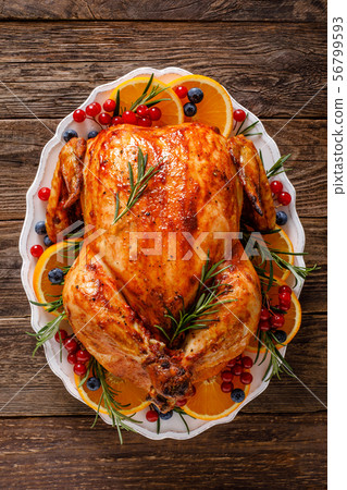 Christmas turkey. Traditional festive food for Christmas turkey. Traditional festive food for 56799593